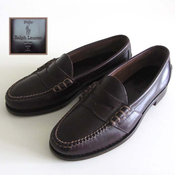 ralph lauren penny loafers womens